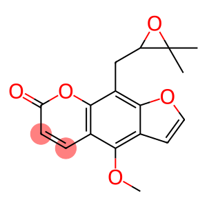 9-[(3,3-Dimethyloxiran-2-yl)methyl]-4-methoxy-7H-furo[3,2-g][1]benzopyran-7-one