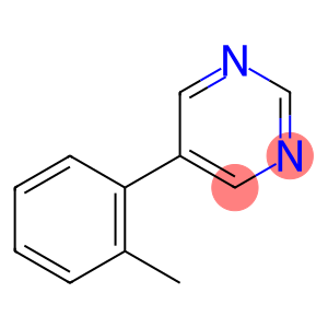 Pyrimidine, 5-(2-methylphenyl)- (9CI)