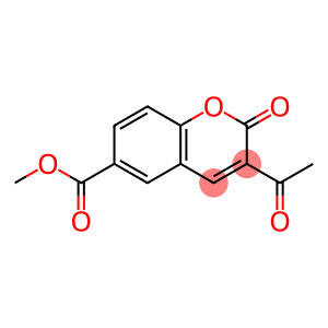 3-Acetyl-2-oxo-α-chromene-6-carboxylic acid methyl ester