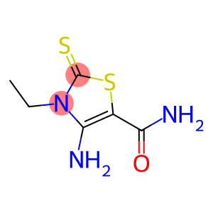 5-Thiazolecarboxamide, 4-amino-3-ethyl-2,3-dihydro-2-thioxo-