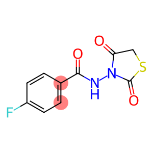 Benzamide, N-(2,4-dioxo-3-thiazolidinyl)-4-fluoro- (9CI)