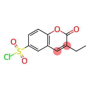 3-Ethyl-2-oxo-2H-1-benzopyran-6-sulfonyl chloride