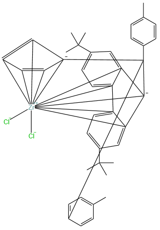 二对甲苯亚甲基环戊二烯(2,7-二叔丁基-芴基)二氯化锆