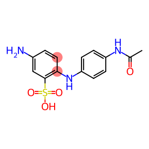 BENZENE SULFONIC ACID 2-(P-ACETAMIDOANILINO)-5-A