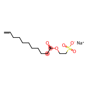 10-Undecenoic acid 2-(sodiooxysulfonyl)ethyl ester