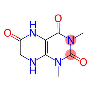 2,4,6(3H)-Pteridinetrione,  1,5,7,8-tetrahydro-1,3-dimethyl-