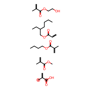 2-Propenoic acid, 2-methyl-, polymer with butyl 2-methyl-2-propenoate, 2-ethylhexyl 2-propenoate, 2-hydroxyethyl 2-methyl-2-propenoate and methyl 2-methyl-2-propenoate