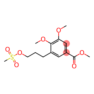 Benzoic acid, 3,4-dimethoxy-5-[3-[(methylsulfonyl)oxy]propyl]-, methyl ester