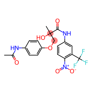 3-(4-acetamidophenoxy)-2-hydroxy-2-methyl-N-[4-nitro-3-(trifluoromethyl)phenyl]propanamide