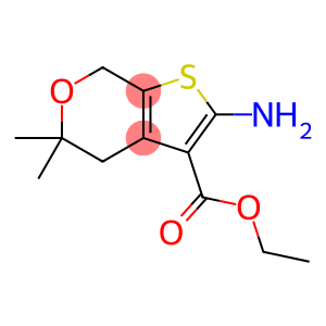 Ethyl 2-amino-5,5-dimethyl-4,7-dihydro-5H-thieno[2,3-c]pyran-3-carboxylate