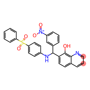 7-((3-Nitrophenyl)((4-(phenylsulfonyl)phenyl)amino)methyl)quinolin-8-ol