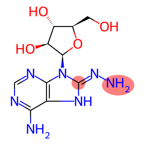 8H-Purin-8-one, 6-amino-9-β-D-arabinofuranosyl-7,9-dihydro-, hydrazone