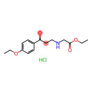 Glycine, N-[3-(4-ethoxyphenyl)-3-oxopropyl]-, ethyl ester, hydrochloride (9CI)