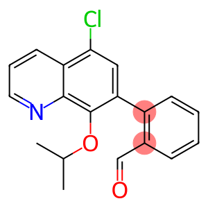 2-(5-Chloro-8-isopropoxyquinolin-7-yl)benzaldehyde