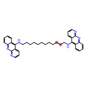 1,12-Dodecanediamine,N,N'-bis(benzo[b][1,8]naphthyridin-5-yl)- (9CI)