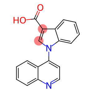 1H-Indole-3-carboxylic acid, 1-(4-quinolinyl)-