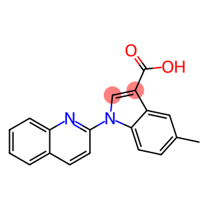 1H-Indole-3-carboxylic acid, 5-methyl-1-(2-quinolinyl)-