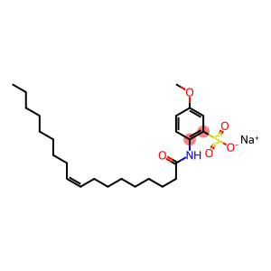 sodium (Z)-5-methoxy-2-[(1-oxooctadec-9-enyl)amino]benzenesulphonate