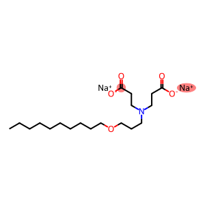 N-[2-(Sodiooxycarbonyl)ethyl]-N-[3-(decyloxy)propyl]-β-alanine