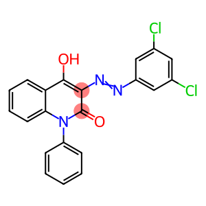 2(1H)-Quinolinone, 3-[2-(3,5-dichlorophenyl)diazenyl]-4-hydroxy-1-phenyl-