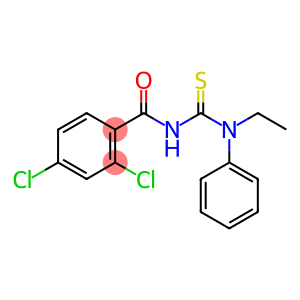 2,4-dichloro-N-[ethyl(phenyl)carbamothioyl]benzamide