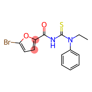 2-Furancarboxamide, 5-bromo-N-[(ethylphenylamino)thioxomethyl]-