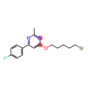 Pyrimidine, 4-[(5-bromopentyl)oxy]-6-(4-fluorophenyl)-2-methyl-