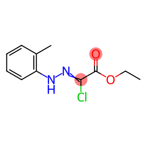 ethyl (2Z)-2-chloro-2-[2-(2-methylphenyl)hydrazin-1-ylidene]acetate