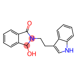 2,3-Dihydro-3-hydroxy-2-[2-(1H-indol-3-yl)ethyl]-1H-isoindol-1-one