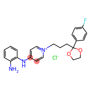 4-[(2-AMinophenyl)aMino]-1-[3-[2-(4-fluorophenyl)-1,3-dioxolan-2-yl]propyl]pyridiniuM Chloride