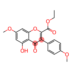 ethyl 5-hydroxy-7-methoxy-3-(4-methoxyphenyl)-4-oxo-4H-chromene-2-carboxylate