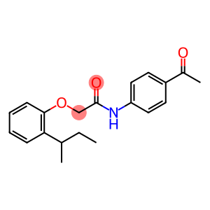 N-(4-acetylphenyl)-2-(2-sec-butylphenoxy)acetamide