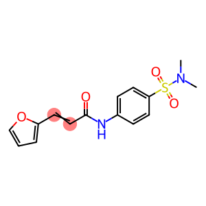 N-{4-[(dimethylamino)sulfonyl]phenyl}-3-(2-furyl)acrylamide