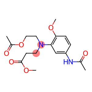 methyl N-[2-acetoxyethyl]-N-[5-(acetylamino)-2-methoxyphenyl]-beta-alaninate