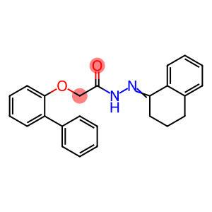 2-(2-biphenylyloxy)-N'-(3,4-dihydro-1(2H)-naphthalenylidene)acetohydrazide