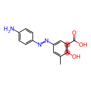 5-(p-Aminophenylazo)-3-methylsalicylic acid