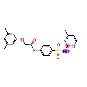 2-(3,5-dimethylphenoxy)-N-(4-{[(4,6-dimethyl-2-pyrimidinyl)amino]sulfonyl}phenyl)acetamide