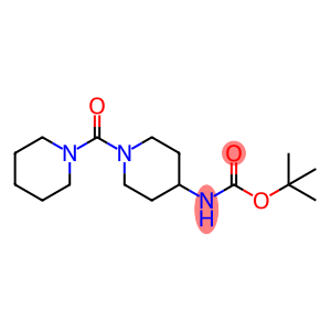 Carbamic acid, [1-(1-piperidinylcarbonyl)-4-piperidinyl]-, 1,1-dimethylethyl ester (9CI)