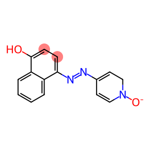 1-Naphthalenol, 4-[(1-oxido-4-pyridinyl)azo]-