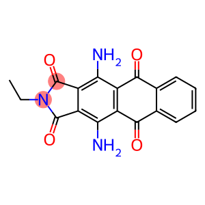 4,11-diamino-2-ethyl-1H-naphth[2,3-f]isoindole-1,3,5,10(2H)-tetrone