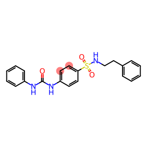 4-[(anilinocarbonyl)amino]-N-(2-phenylethyl)benzenesulfonamide