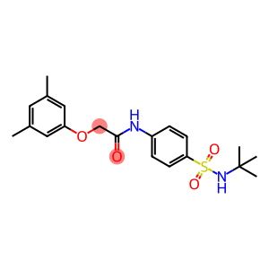 N-{4-[(tert-butylamino)sulfonyl]phenyl}-2-(3,5-dimethylphenoxy)acetamide