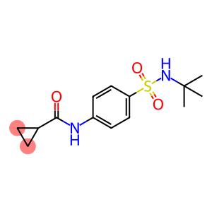 N-{4-[(tert-butylamino)sulfonyl]phenyl}cyclopropanecarboxamide
