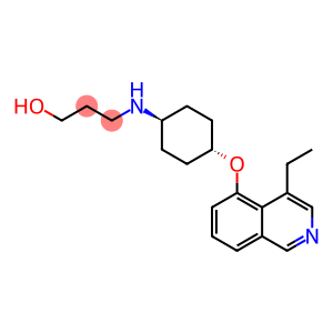 1-Propanol, 3-[[trans-4-[(4-ethyl-5-isoquinolinyl)oxy]cyclohexyl]amino]-