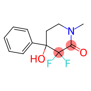 2-Piperidinone, 3,3-difluoro-4-hydroxy-1-methyl-4-phenyl-