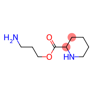 2-Piperidinecarboxylic acid, 3-aminopropyl ester