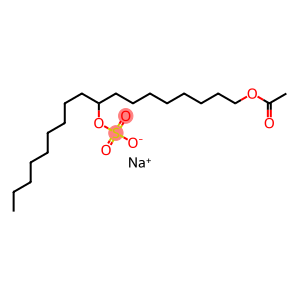 1,9-Octadecanediol, 1-acetate 9-(hydrogen sulfate), sodium salt