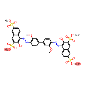 tetrasodium 4,4'-[(3,3'-dimethoxy[1,1'-biphenyl]-4,4'-diyl)bis(azo)]bis[3-hydroxynaphthalene-2,7-disulphonate]