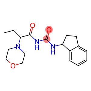 1-(Indan-1-yl)-3-(2-morpholinobutyryl)urea