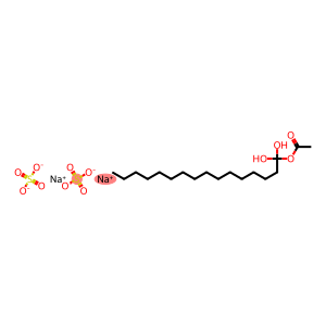 disodium 1-acetoxyhexadecanediol disulphate